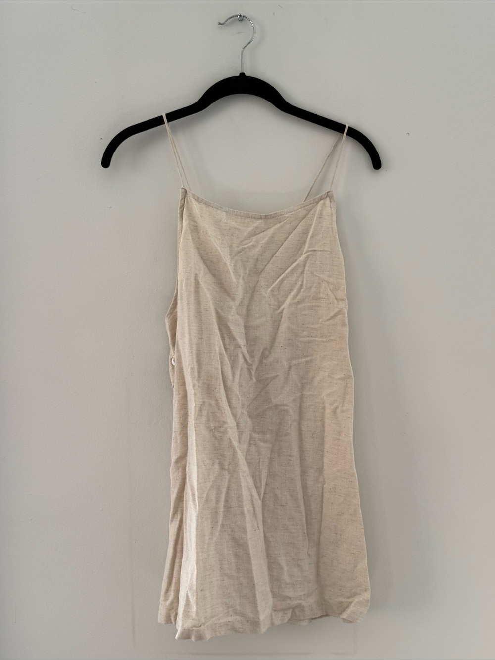 Tan Linen Dress